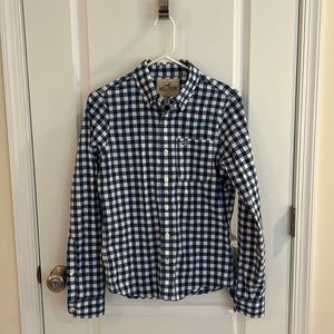 Hollister Gingham / Checks Button Down Shirt XS